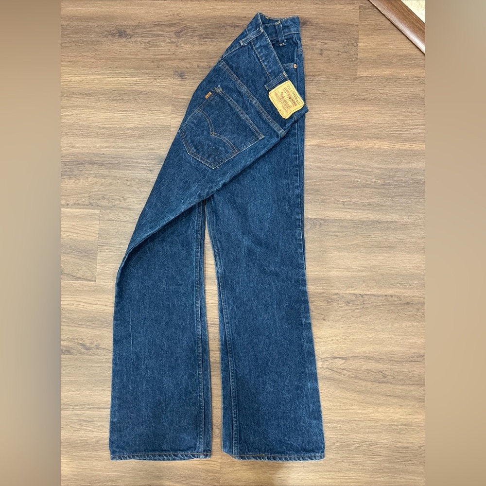 Vintage Levi's 517 Orange Tab Bootcut Jeans Men's 36X31 Blue 20517 0217 80s